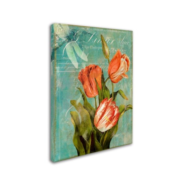 Color Bakery 'Tulips Ablaze III' Canvas Art,18x24